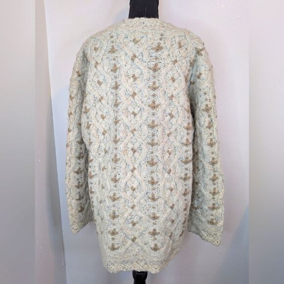 VTG Casual Elements Cozy Granny Coastal Sailor Nautical Fisherman Chic Sweater L - Picture 5 of 8